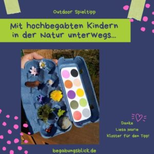 Read more about the article Outdoor Spieltipp hochbegabter Kinder