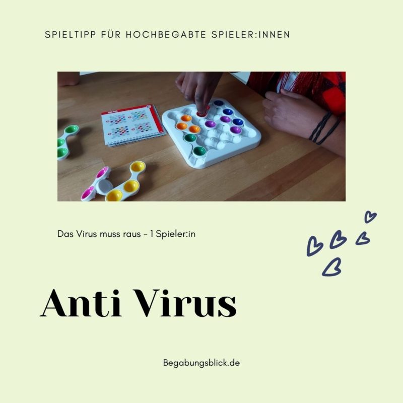 Antivirus das Spiel für hochbegabte Schüler.