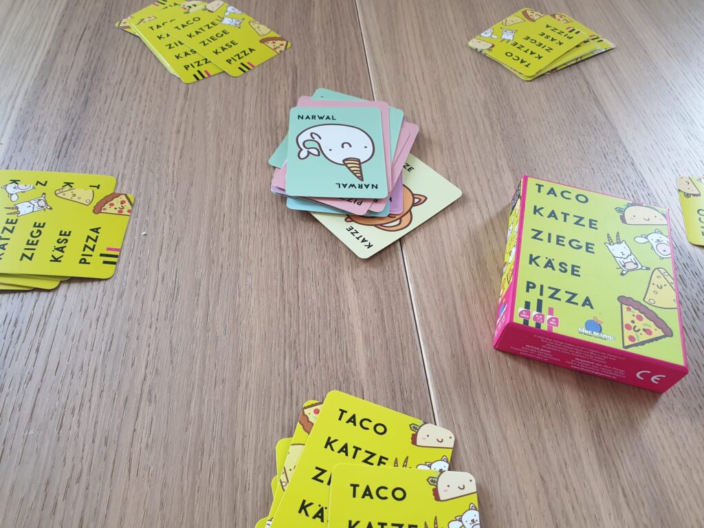 Taco Katze Ziege Käse Pizza was denn nun? Hochbegabte Kinder und Jugendliche trainieren hier Konzentration, Aufmerksamkeit und Umgang mit Misserfolg.