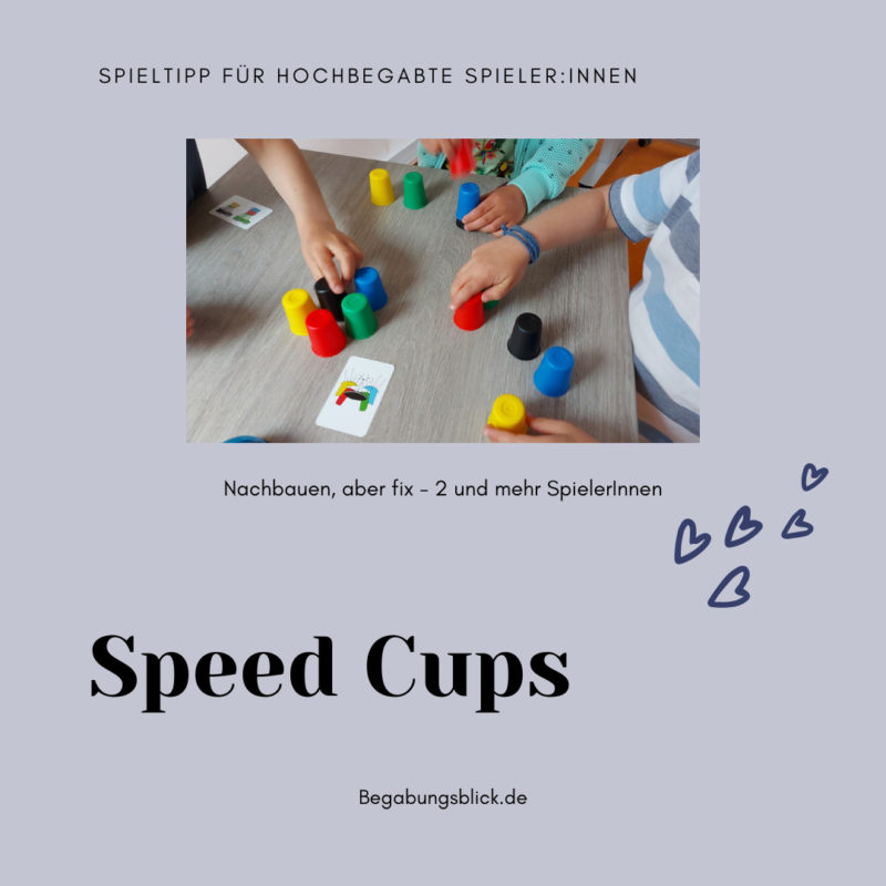 Speed Cups für hochbegabte Kinder eine begehrte Challenge
