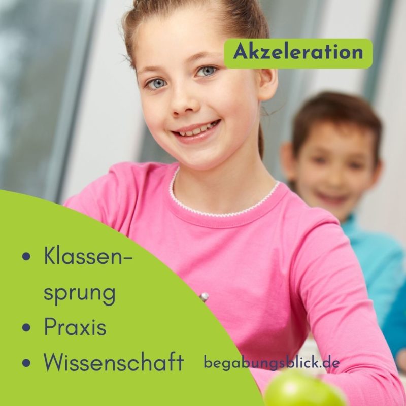 Read more about the article Akzeleration hochbegabte Schüler fördern