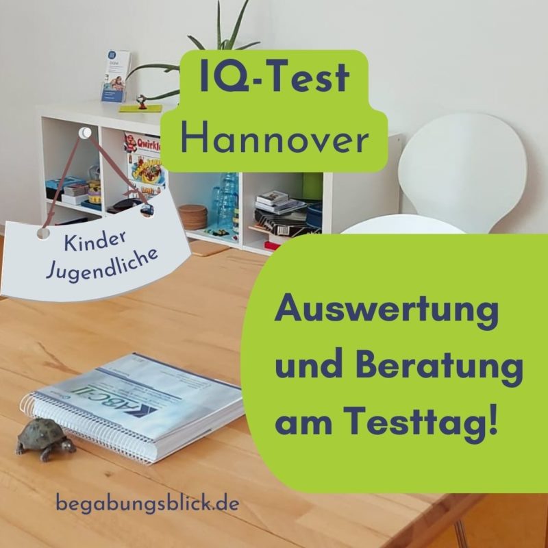 Shop IQ-Test und Diagnostik Lernkompetenz bzw. Persönlichkeitsdiagnostik TOP am Auswertungstag.