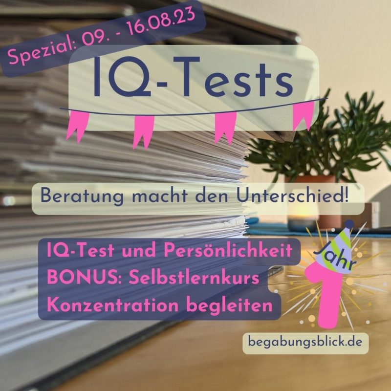 IQ-Test in Hannover - ein Jahr Begabungsförderung