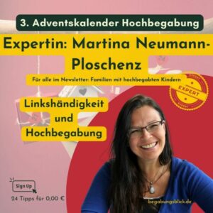 Martina Neumann-Ploschenz ist Expertin zum Thema Linkshändigkeit und Hochbegabung