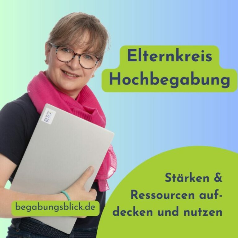 Elternkreis Hochbegabung richtet sich an Eltern hochbegabter Kinder, die das Familienleben angenehmer gestalten wollen.