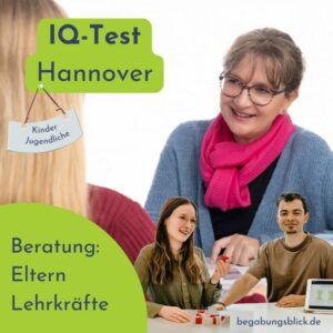 IQ-Test für Kinder und Jugendliche um Stärken zu finden. Intelligenz, Arbeits- und Kontaktverhalten sowie Mindset und Persönlichkeit beurteilen wir auch, um am Nachmittag des Testtages die Eltern gut beraten zu können. An einem anderen Tag beraten wir Lehrkräfte, wie Begabungsförderung im Klassenzimmer stattfinden kann.