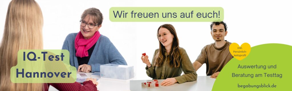 IQ-Test in Hemmingen/Hannover mit Claudia Völkening, Johanna Völkening und Twan Zandstra bieten Kindern, Jugendlichen und Erwachsenen eine fundierte Diagnostik sowie ausführliche Beratung, damit der Wert nicht nur eine Zahl bleibt.