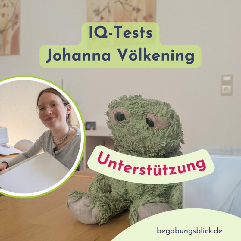 2025 Rückblick Begabungsblick Johanna startet mit IQ-Tests.