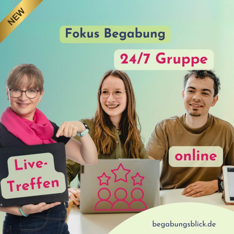 2025 Rückblick Begabungsblick ist auch der STart von Fokus Begabung dem Elternclub für Eltern hochbegabter Kinder.