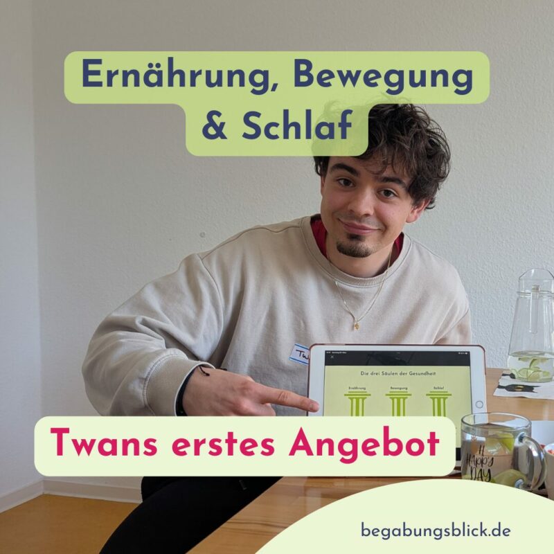 2025 Rückblick Begabungsblick Bewegung, Schlaf und Ernährung mit Twan Zandstra.