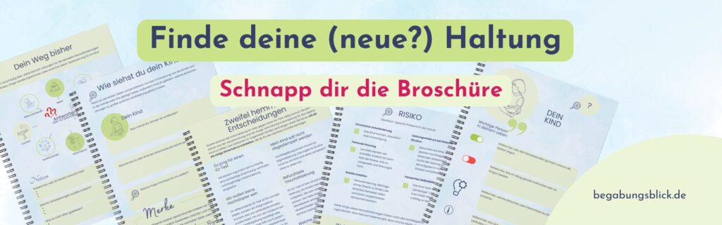 Finde deine neue Haltung. Schnapp dir die Broschüre.