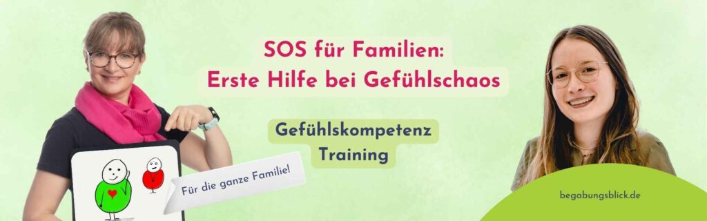 Gefühlskompetenz Training - ein Training für die gesamte Familie.
